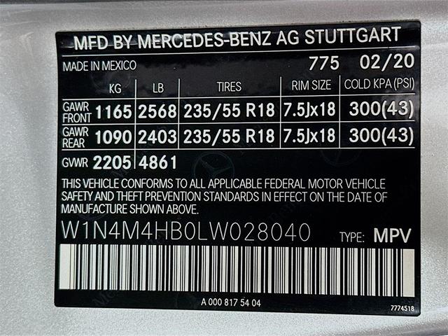 Photo of 2020 Iridium Silver Metallic Mercedes-Benz GLB 250