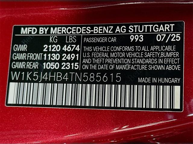 Photo of 2026 Red Mercedes-Benz CLA 250