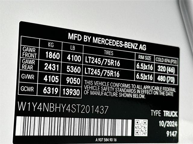 Photo of 2025 White Mercedes-Benz Sprinter 2500