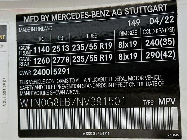 Photo of 2022 Polar White Mercedes-Benz GLC 300