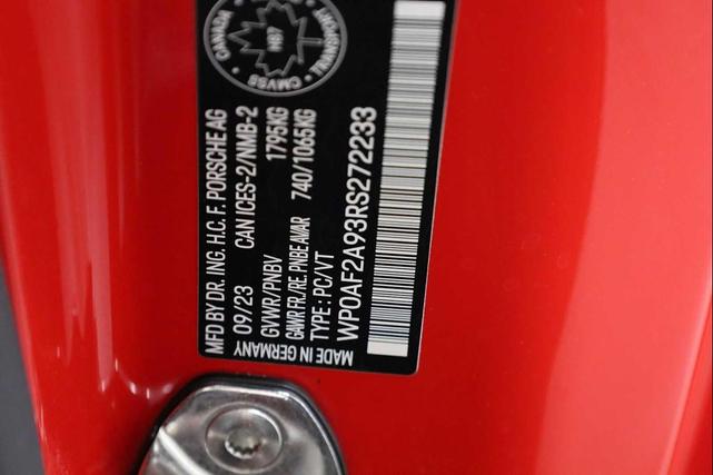 Photo of 2024 Guards Red Porsche 911