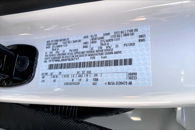 Photo of 2025 Star White Metallic Tri-Coat Ford F-150