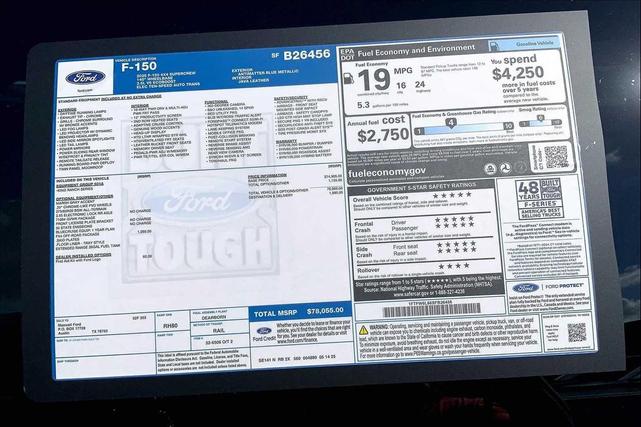 Photo of 2025 Antimatter Blue Metallic Ford F-150