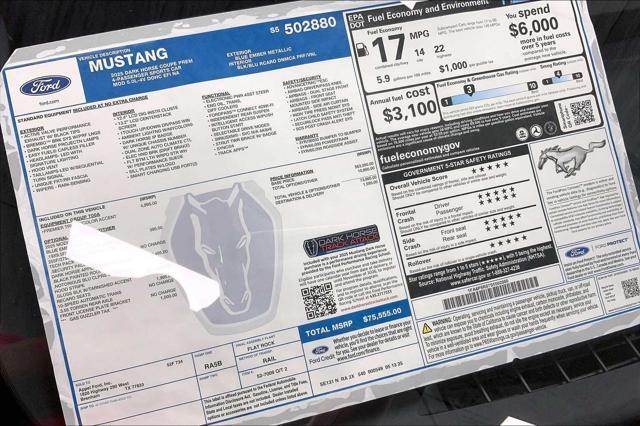 Photo of 2025 Blue Ford Mustang