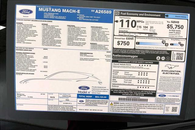 Photo of 2025 Glacier Gray Metallic TriCoat Ford Mustang Mach-E