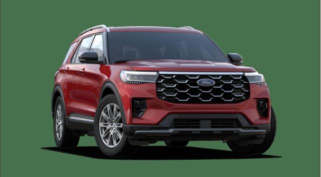 Photo of 2025 Rapid Red Metallic Tinted Clearcoat Ford Explorer