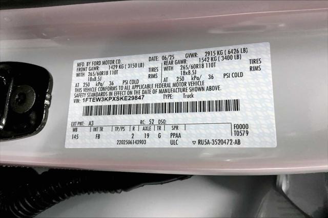 Photo of 2025 White Ford F-150