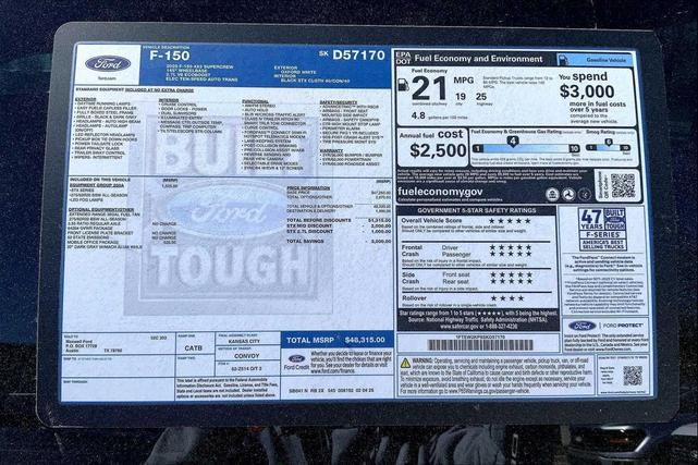 Photo of 2025 White Ford F-150