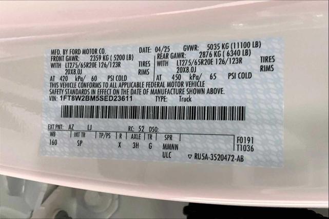 Photo of 2025 White Ford F-250