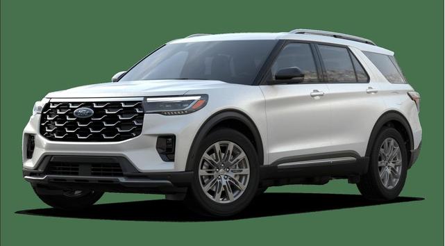 Photo of 2025 Star White Metallic Tri-Coat Ford Explorer