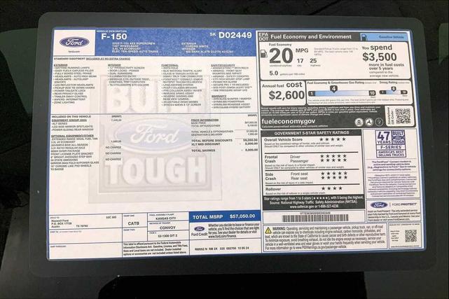 Photo of 2025 White Ford F-150