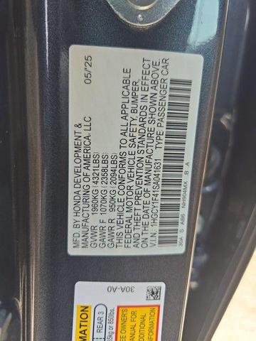 Photo of 2025 Meteorite Gray Metallic Honda Accord