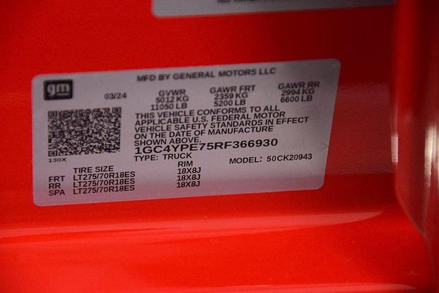 Photo of 2024 Red Hot Chevrolet Silverado 2500