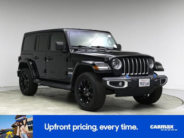 Photo of 2022 Black Jeep Wrangler Unlimited 4xe