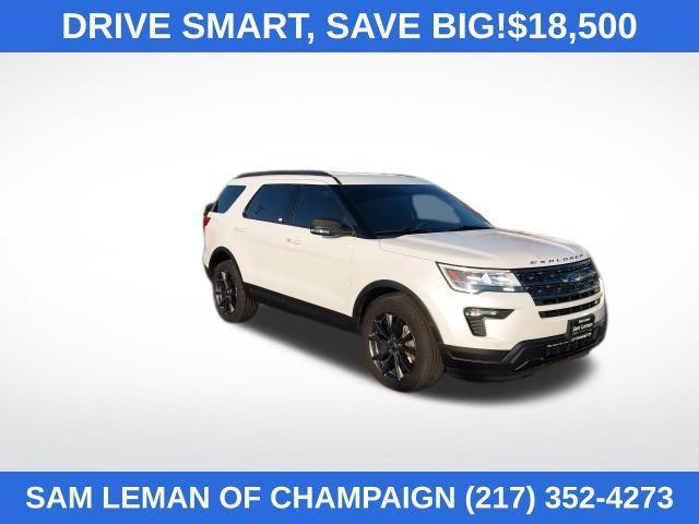Photo of 2019 White Platinum Ford Explorer