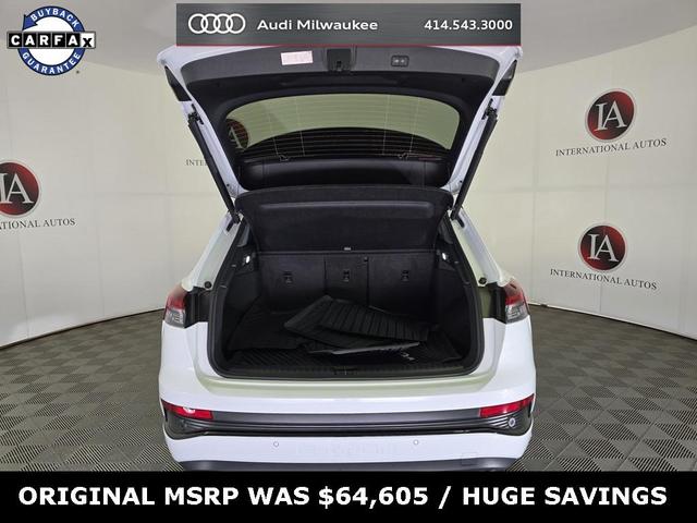 Photo of 2024 Glacier White Metallic Audi Q4 e-tron