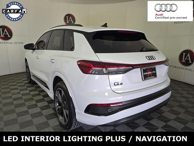 Photo of 2024 Glacier White Metallic Audi Q4 e-tron