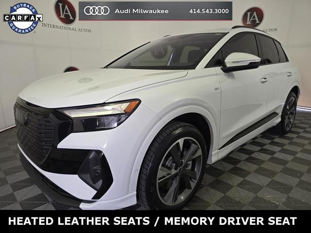 Photo of 2024 Glacier White Metallic Audi Q4 e-tron