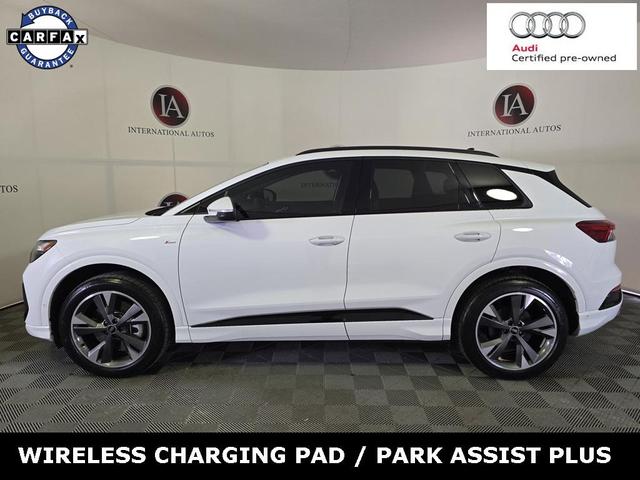 Photo of 2024 Glacier White Metallic Audi Q4 e-tron