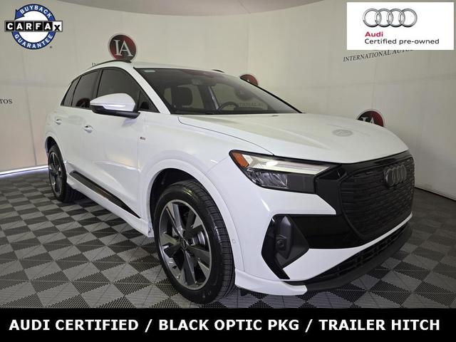 Photo of 2024 Glacier White Metallic Audi Q4 e-tron