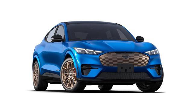 Photo of 2025 Velocity Blue Metallic Ford Mustang Mach-E