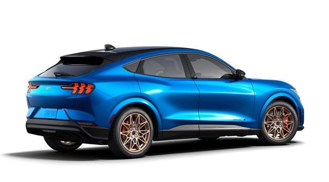 Photo of 2025 Velocity Blue Metallic Ford Mustang Mach-E