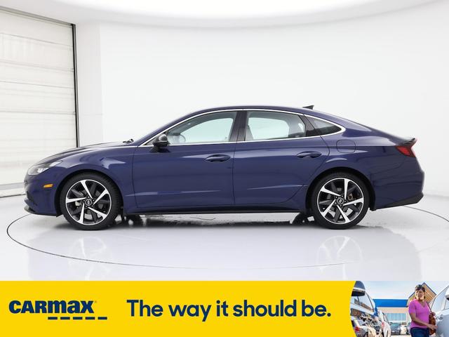 Photo of 2021 Blue Hyundai SONATA