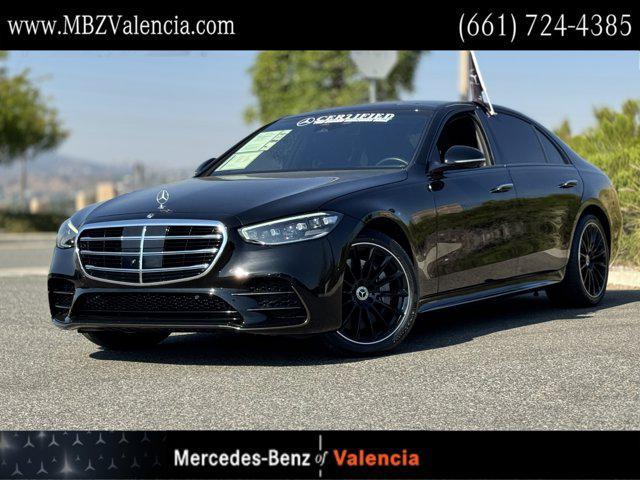 Photo of 2023 BLK/BLK-LTH Mercedes-Benz S-Class