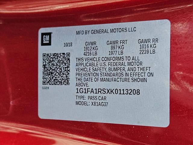 Photo of 2019 Garnet Red Tintcoat Chevrolet Camaro
