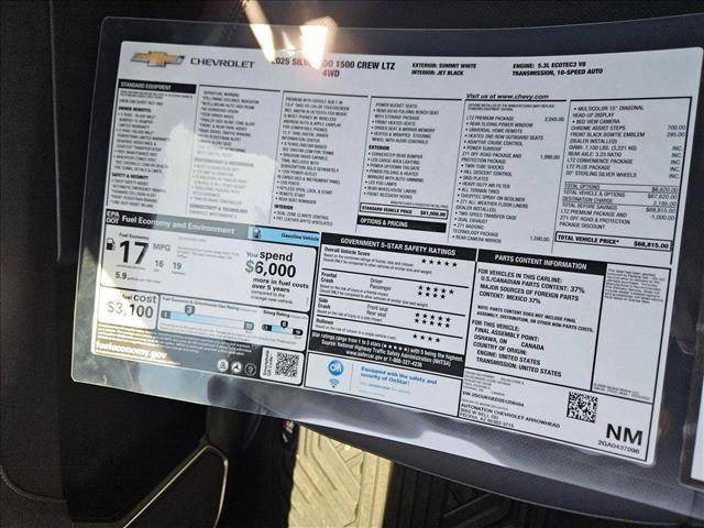 Photo of 2025 Summit White Chevrolet Silverado 1500
