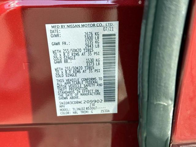 Photo of 2022 Red 2 Tone Nissan Pathfinder