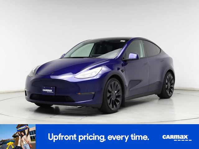 Photo of 2022 Blue Tesla Model Y