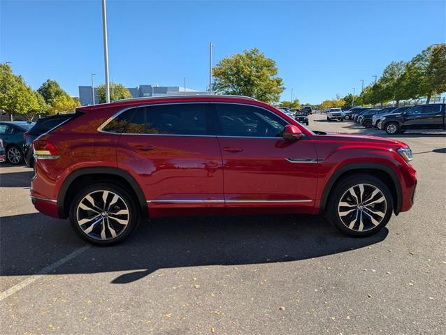 Photo of 2022 Aurora Red Metallic Volkswagen Atlas Cross Sport