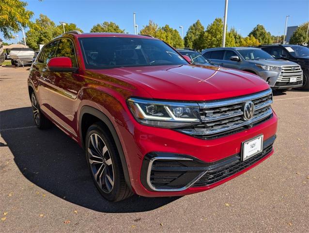 Photo of 2022 Aurora Red Metallic Volkswagen Atlas Cross Sport