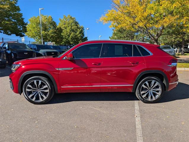 Photo of 2022 Aurora Red Metallic Volkswagen Atlas Cross Sport