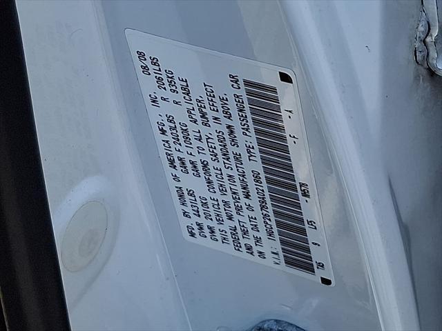 Photo of 2009 Taffeta White Honda Accord