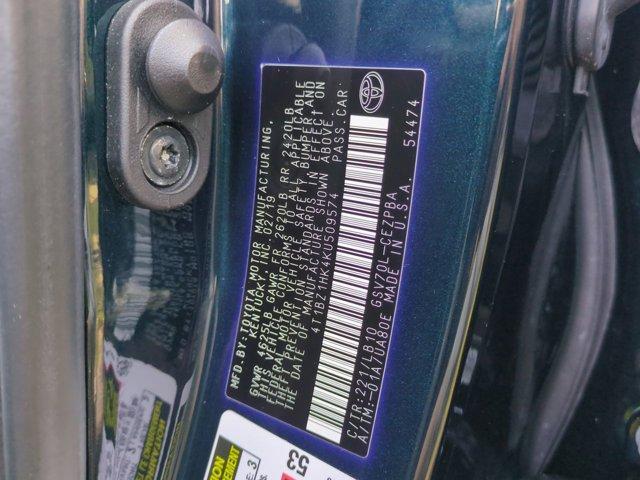 Photo of 2019 Galactic Aqua Toyota Camry