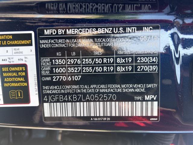 Photo of 2020 Lunar Blue Metallic Mercedes-Benz GLE 350
