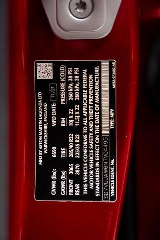 Photo of 2022 Red Aston Martin DBX