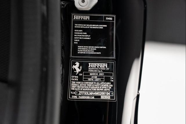 Photo of 2021 Nero Ferrari F8 Spider