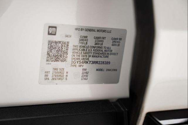 Photo of 2024 Crystal White Tricoat Cadillac Escalade ESV