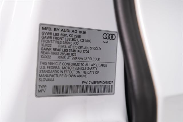 Photo of 2021 Glacier White Audi SQ8