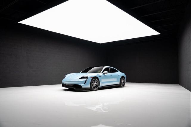 Photo of 2024 Blue Porsche Taycan