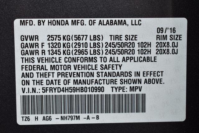 Photo of 2017 Modern Steel Metallic Acura MDX