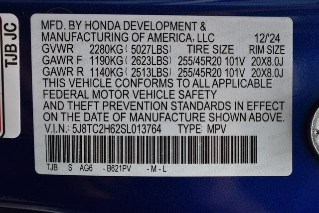 Photo of 2025 Apex Blue Pearl Acura RDX