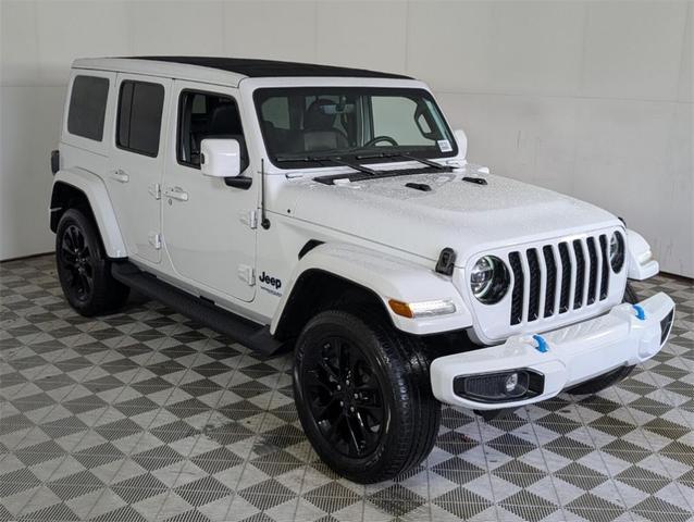 Photo of 2021 Bright White Clearcoat Jeep Wrangler Unlimited 4xe