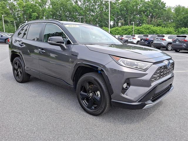 Photo of 2021 Magnetic Gray Metallic/Midnight Black Metallic Toyota RAV4 Hybrid
