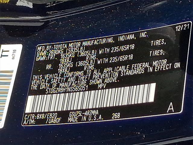 Photo of 2022 Blueprint Toyota Highlander