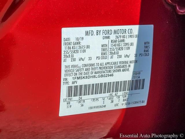 Photo of 2020 Rapid Red Metallic Tinted Clearcoat Ford Explorer