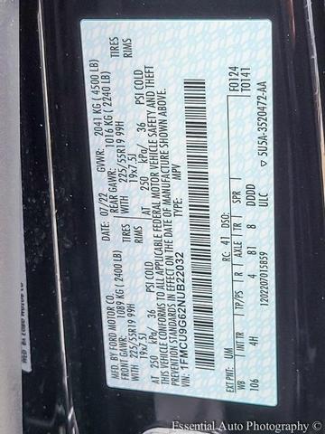Photo of 2022 Black Ford Escape